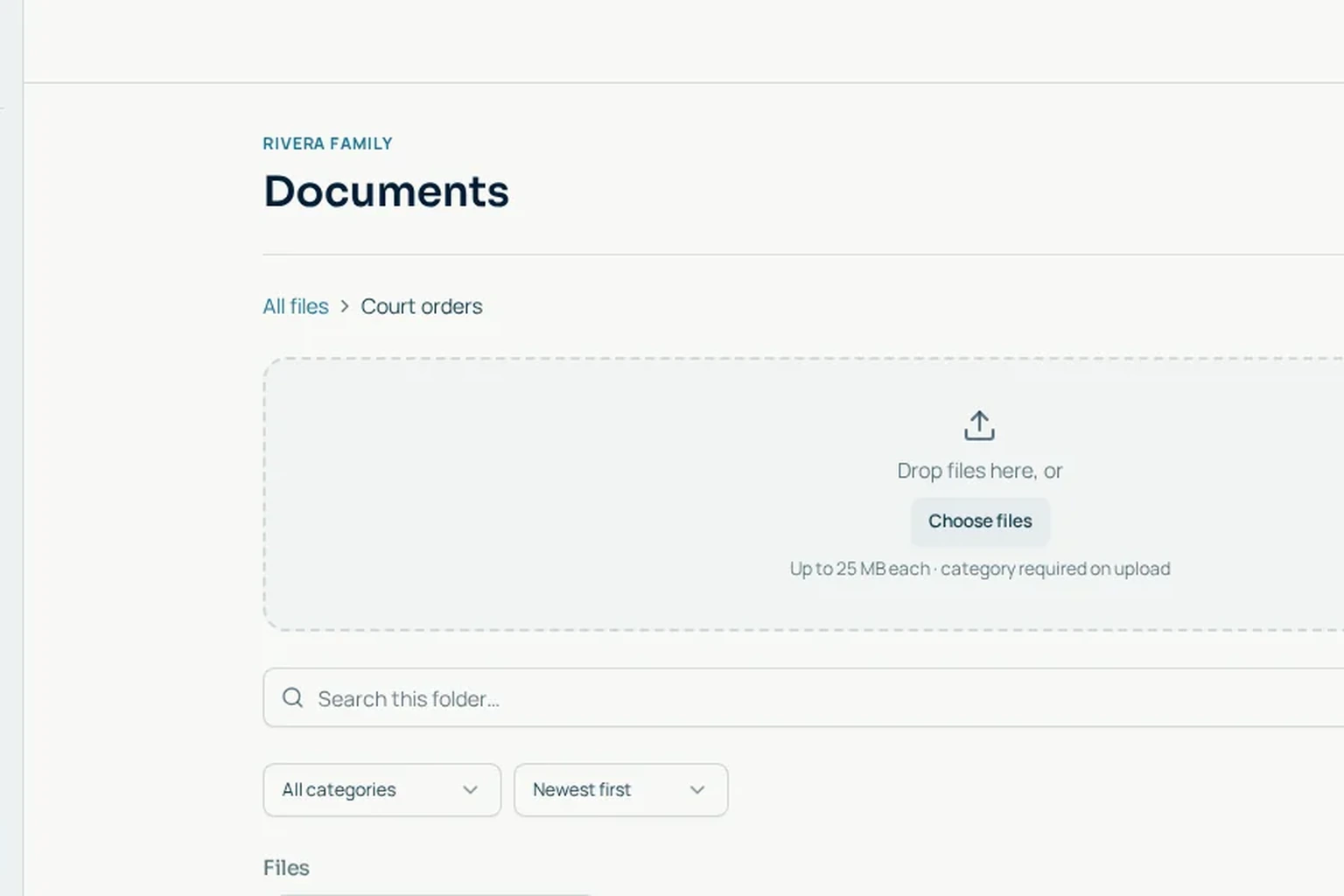 Bóveda de documentos