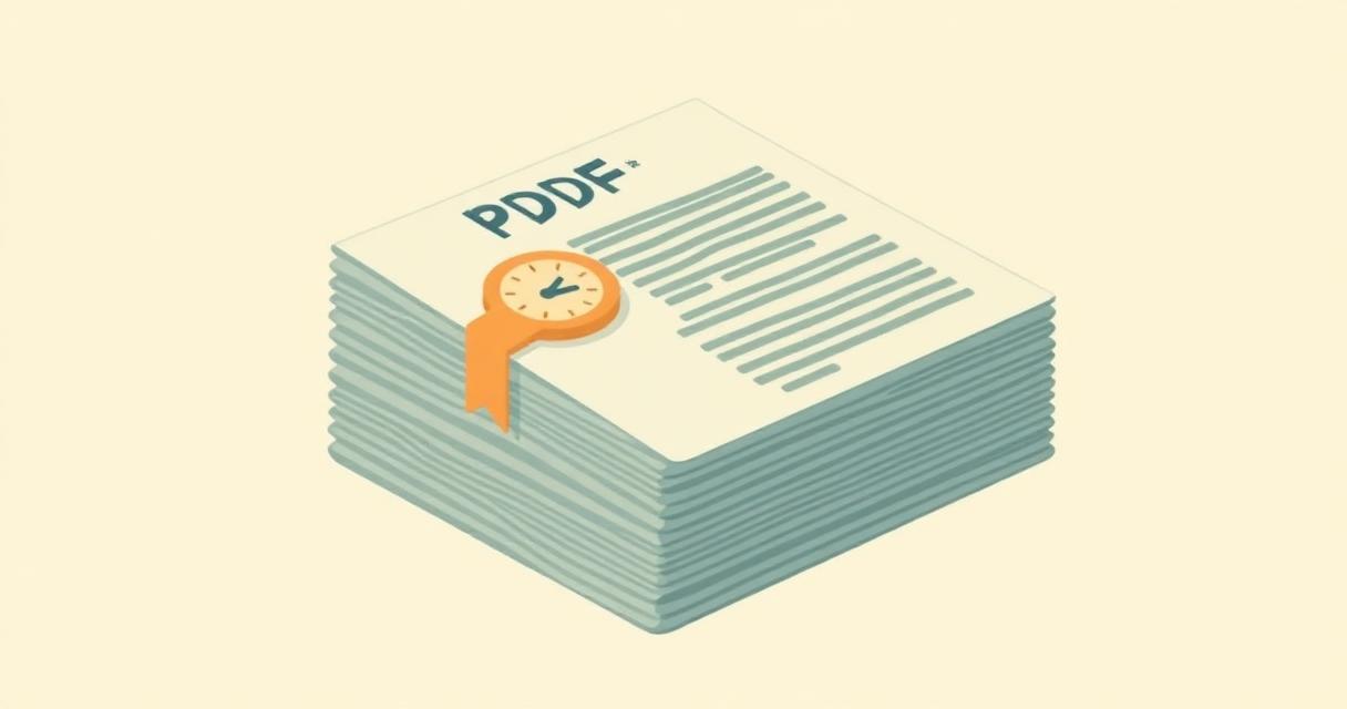 Stack of court-ready PDF report pages with chain of custody seal